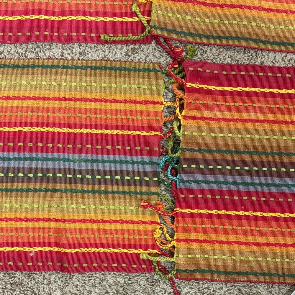 Pier 1 Imports Colorful Striped Placemats